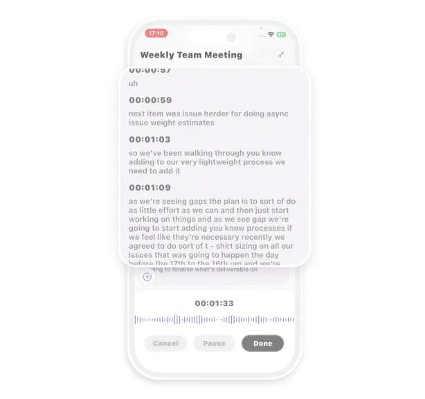 AI Transcribes Every Speaker Live unselected